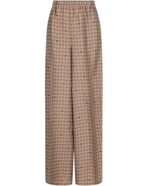 Max Mara Silk Pants - Brown