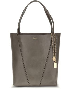 Chloé Chloã Spin Shoulder Bag - Gray