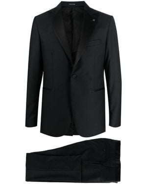 Tagliatore Wool Tuxedo - Black