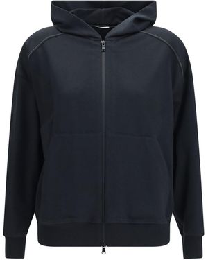 Brunello Cucinelli Cotton Hoodie - Blue