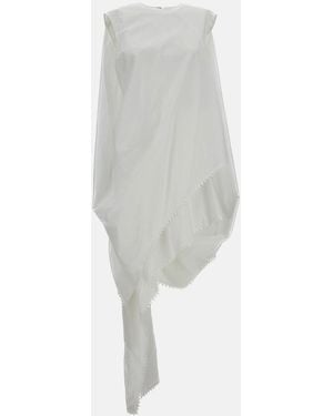 Jacquemus La Robe Traversin Courte Dress - White