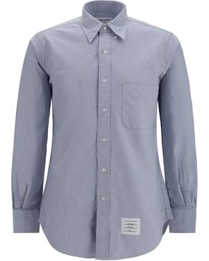 Thom Browne Cotton Shirt - Blue