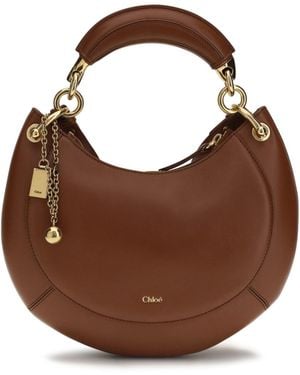 Chloé Chloé Marcie Shoulder Bag - Brown