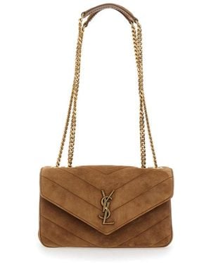 Saint Laurent Shoulder Bags - Brown
