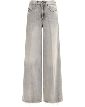 DIESEL 1978 D-Akemi Flare Jeans - Gray