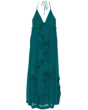 Dries Van Noten Drina Long Dress - Blue