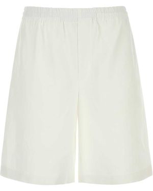 Gucci Linen Bermuda Shorts - White