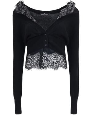 Ermano Scervino Ermanno Scervino Lace Cardigan - Black