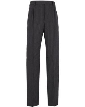 Saint Laurent Tapered Pants - Gray