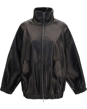 Brunello Cucinelli Leather Jacket - Black