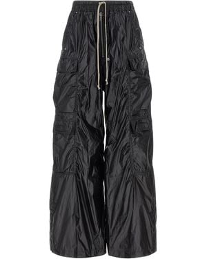 Rick Owens Nylon Cargo Pants - Black
