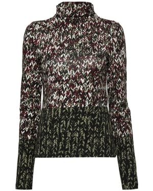 Loewe Cotton Long Sleeves T-Shirt - Black