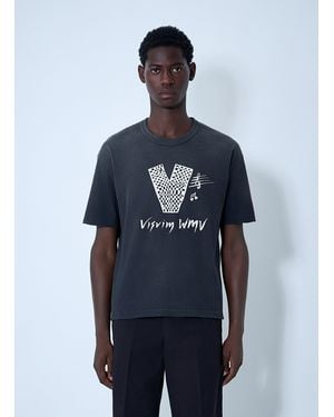 Visvim Logo Motif T-Shirt - Blue