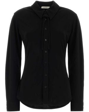 Lemaire Slim Solid Shirt - Black