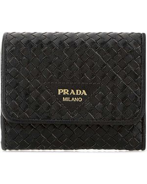 Prada Leather Wallet - Black