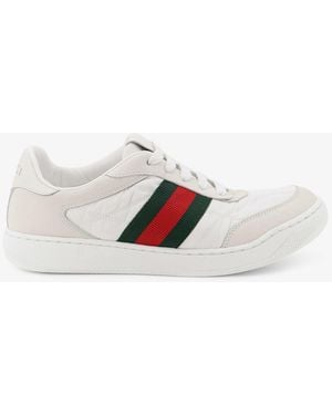 Gucci Screener Sneakers - White