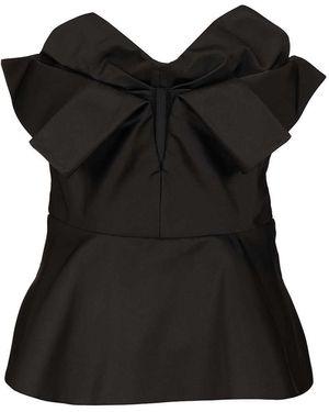 McQueen Mcqueen Corset Top - Black