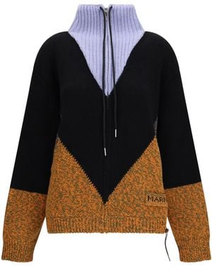 Marni M Wool And Cashmere Jacket - Blue