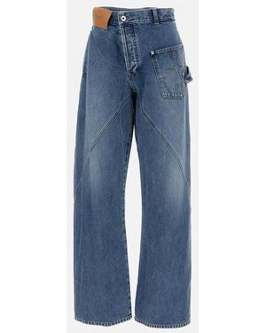 JW Anderson Jw Anderson Jeans With Twisted Seams - Blue
