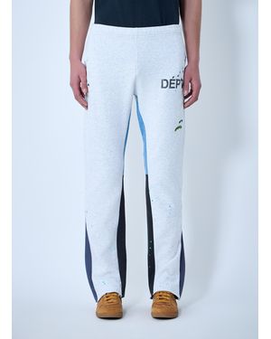 GALLERY DEPT. Logo Painted Flare Sweatpants - Blue