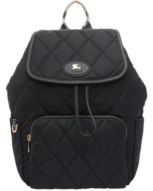 Burberry Horsehoe Backpack - Black