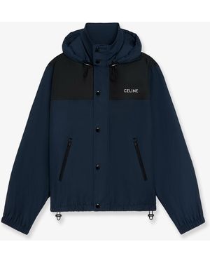 Celine Bicolor Nylon Jacket - Blue