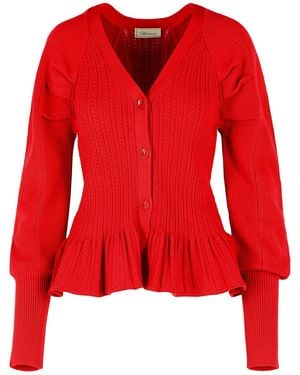 Blumarine Knit Cardigan - Red
