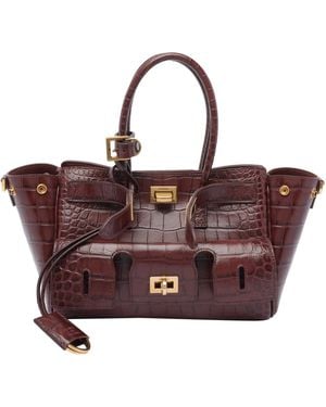 Balenciaga Mini Bel Air Carry All Bag - Red