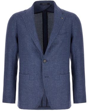 Tagliatore Clothing Blazers E Gilets - Blue