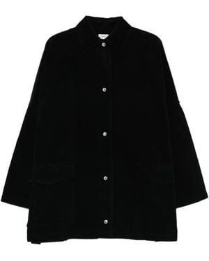 TOTEME Cotton Overshirt Jacket - Black