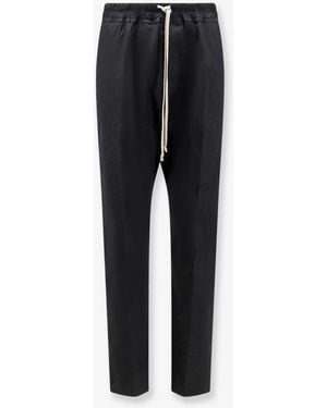 Rick Owens Cotton Pants - Blue