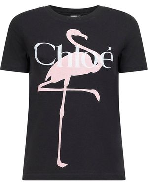 Chloé Oversize T-Shirt - Black