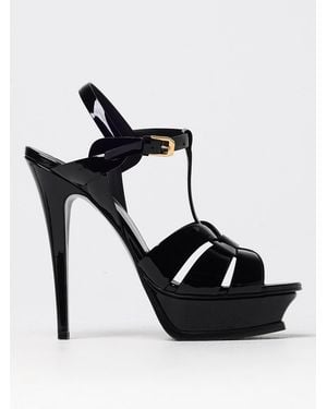 Saint Laurent Heeled Sandal - Black