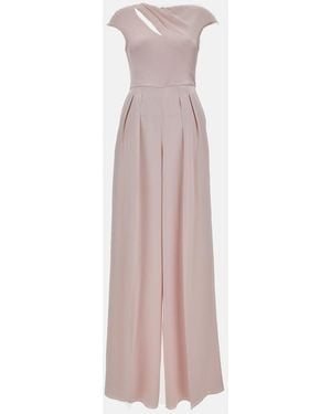 Max Mara Envers Satin Jumpsuit - Pink