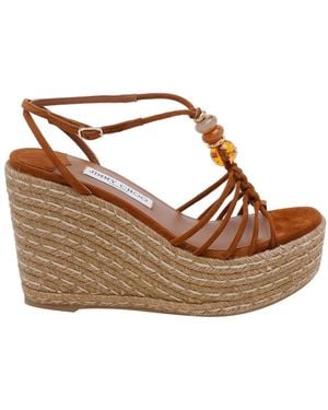 Jimmy Choo Lemi Wedges - Brown