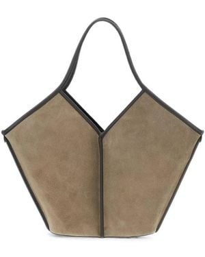 Hereu Neutrals Shoulder Bags - Gray