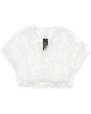 Yves Salomon Capes - White