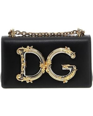 Dolce & Gabbana Dolce & Gabbana 'Dg Girl' Mini Crossbody Bag - Black