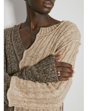 Dolce & Gabbana Logo Plaque Ring - Brown