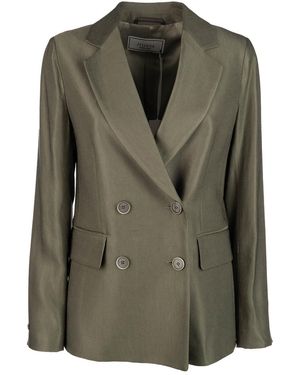 Peserico Clothing Blazers & Gilets - Green