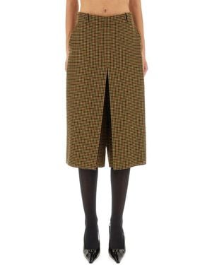 Saint Laurent Pants Skirt - Natural