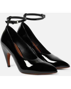 Alaïa Shark Patent Leather Pumps - Black