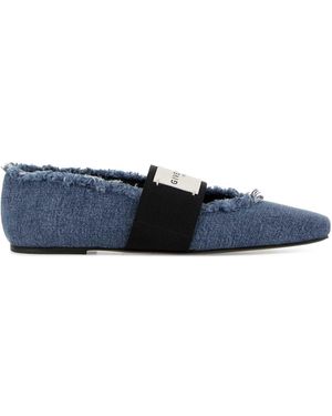 Givenchy Denim Ballerinas - Blue