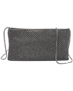 Benedetta Bruzziches Your Best Friend La Petite Clutch - Gray