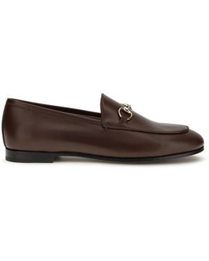 Gucci Jordaan Loafers - Brown