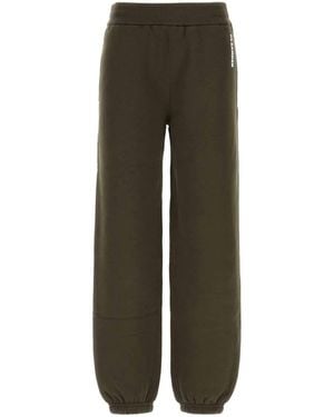 Jil Sander Cotton Sweatpants - Green