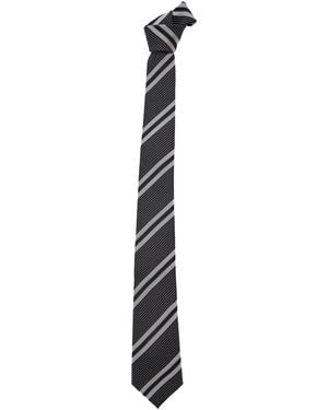 Saint Laurent Silk Strips - White