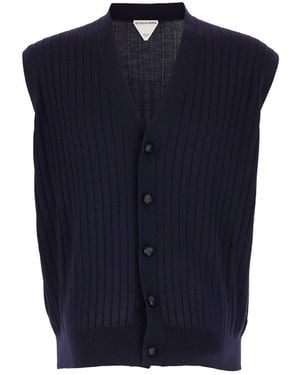 Bottega Veneta Clothing Blazers E Gilets - Blue