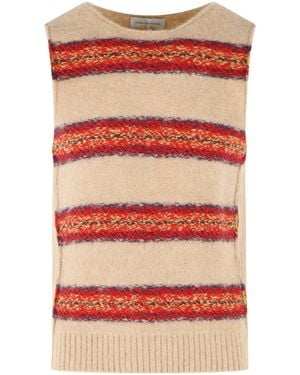 Dries Van Noten 'Manado' Alpaca Blend Vest - Red
