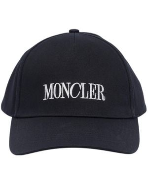 Moncler Logo Baseball Cap - Blue